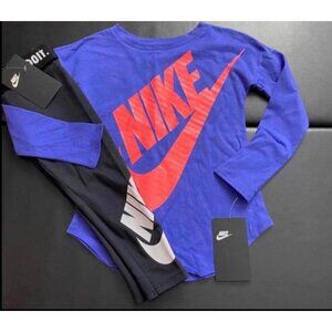 NWT Nike Glitter Tunic & Leggings Set Girls Size 4